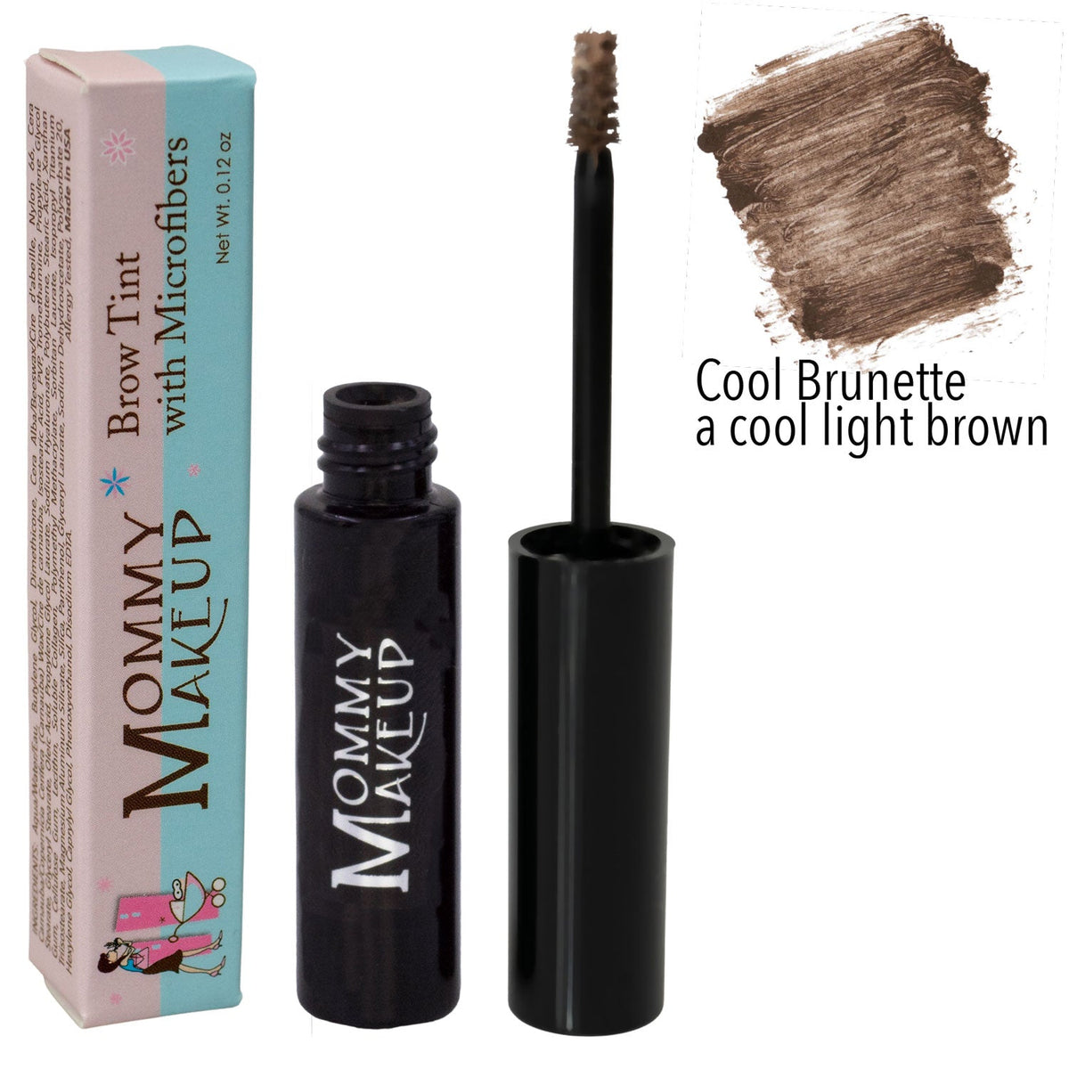 Clump-free, paraben-free, talc free, allergy tested, PETA certified cruelty free Brow Tint with Microfibers - Cool Brunette #Brow_Tint #Brow_Tint_Cool_Brunette