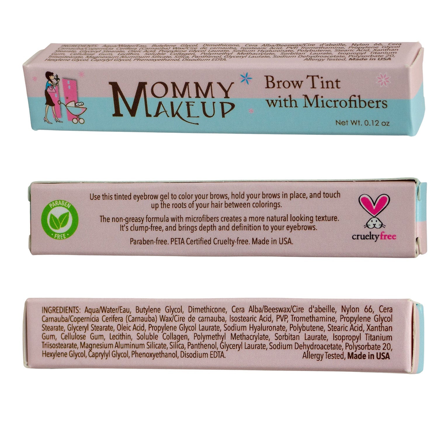 Brow Tint with Microfibers - Tinted Eyebrow Gel (select the shade that blends with your hair color)